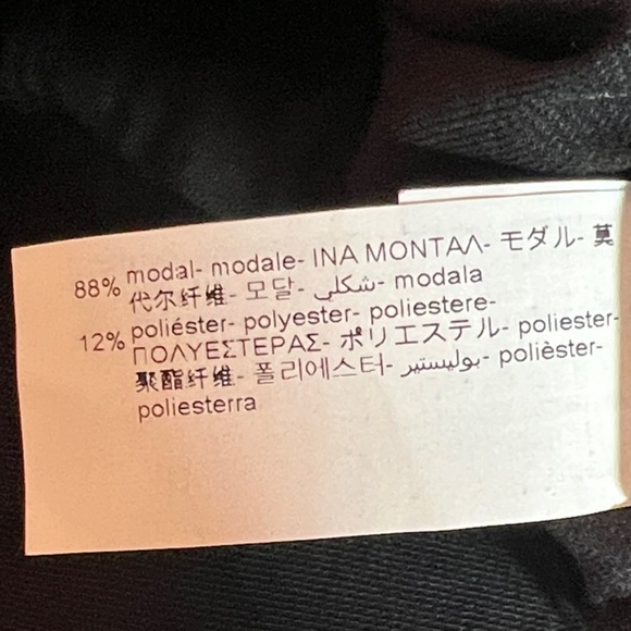 Zara Elastic High Waist Wide Leg Pants Black Size XS NWT - Picture 8 of 8